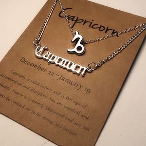 Zodiac necklace set